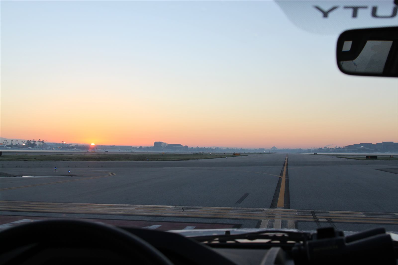A quiet airfield at first light, the hour when the circadian low meets the dawn training slot
