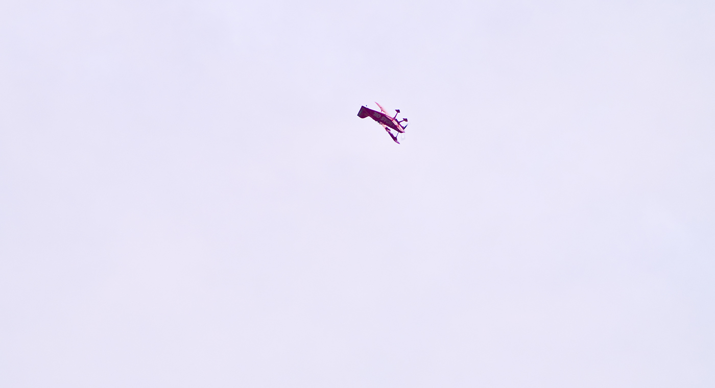 A light aerobatic aircraft in flight